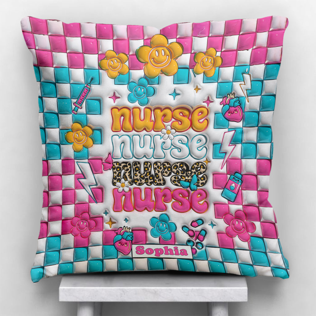 Nurse Life - Nurse gift for mom, her, wife, girlfriend, friend - Personalized Throw Pillow