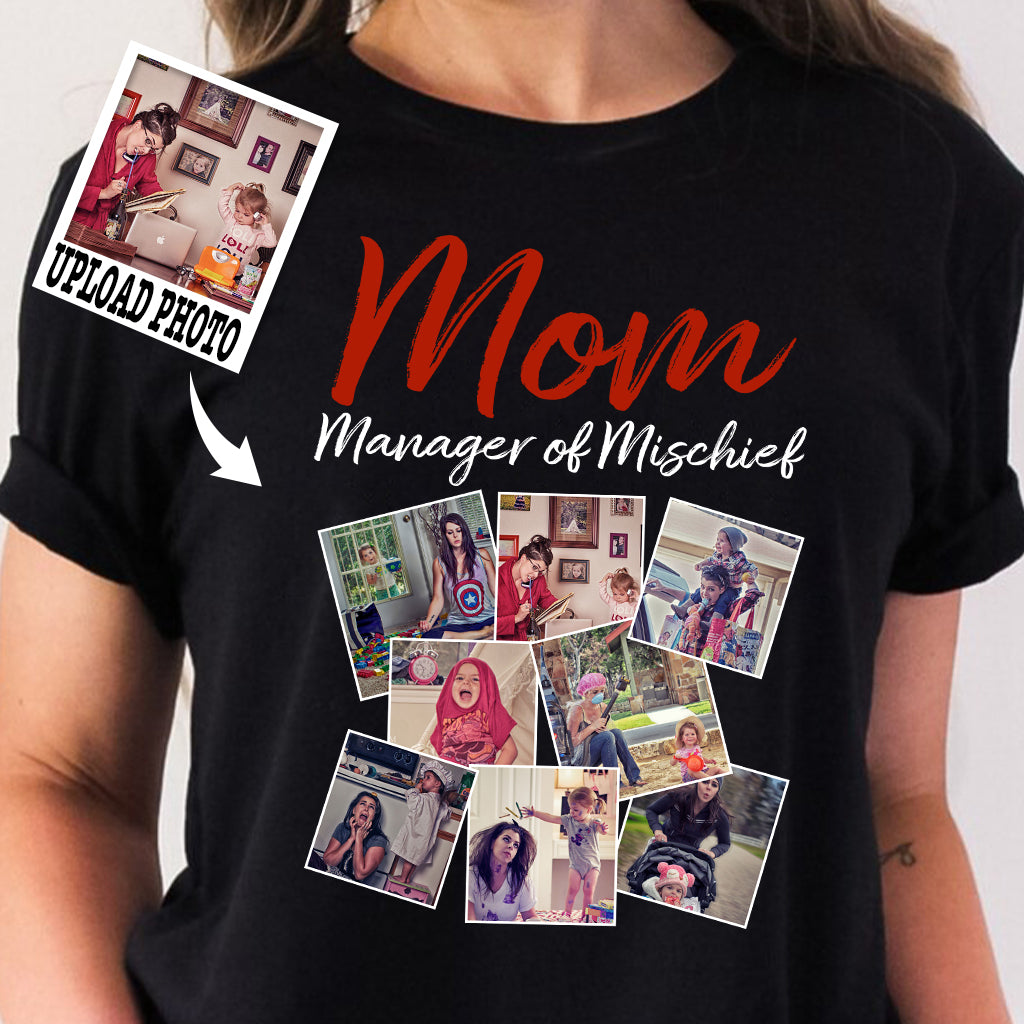 Mom Manager Of Mischief - Personalized Mother T-shirt And Hoodie