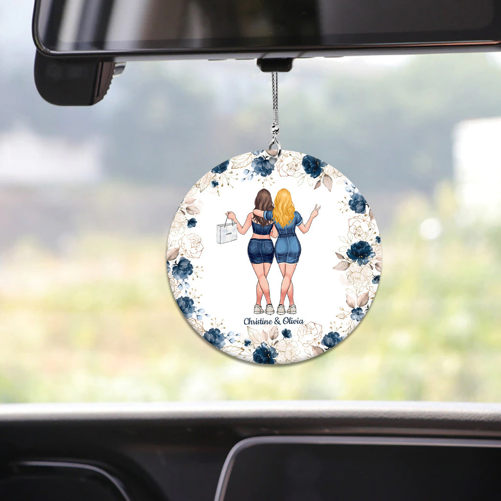 Talking To Your Sister - Personalized Bestie Car Ornament