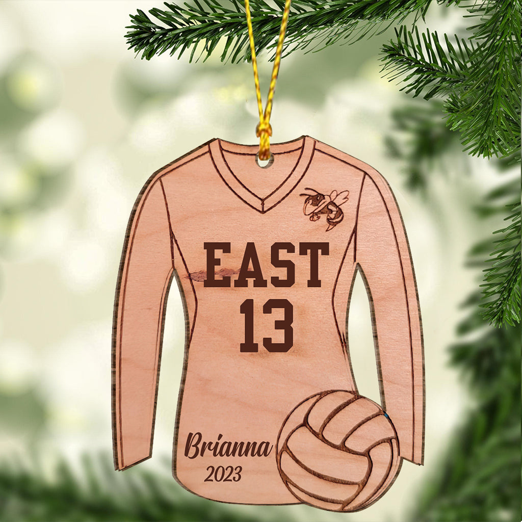 Love Volleyball - Personalized Volleyball Ornament