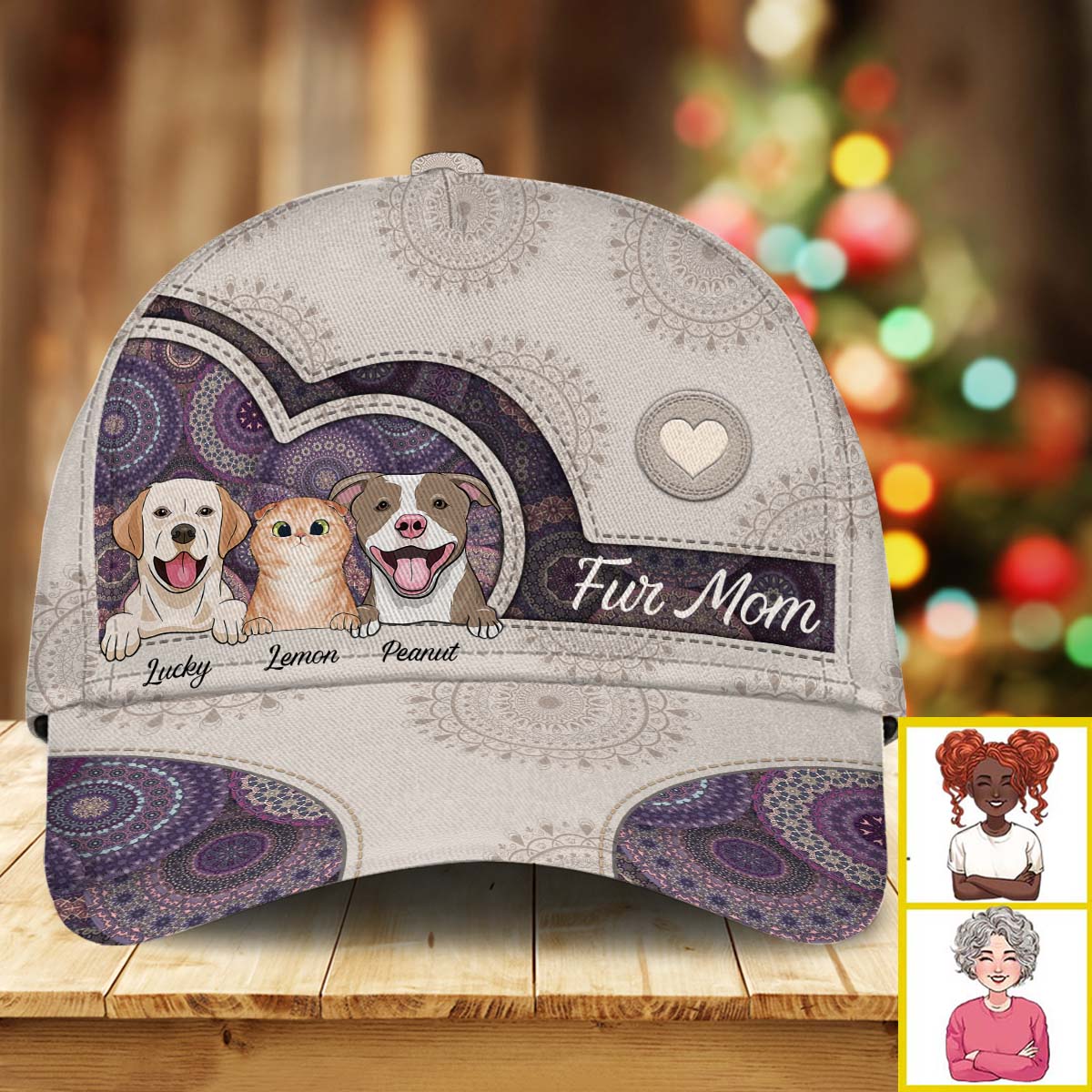 Dog/ Cat/ Fur Mom/ Dad - Personalized Dog Classic Cap