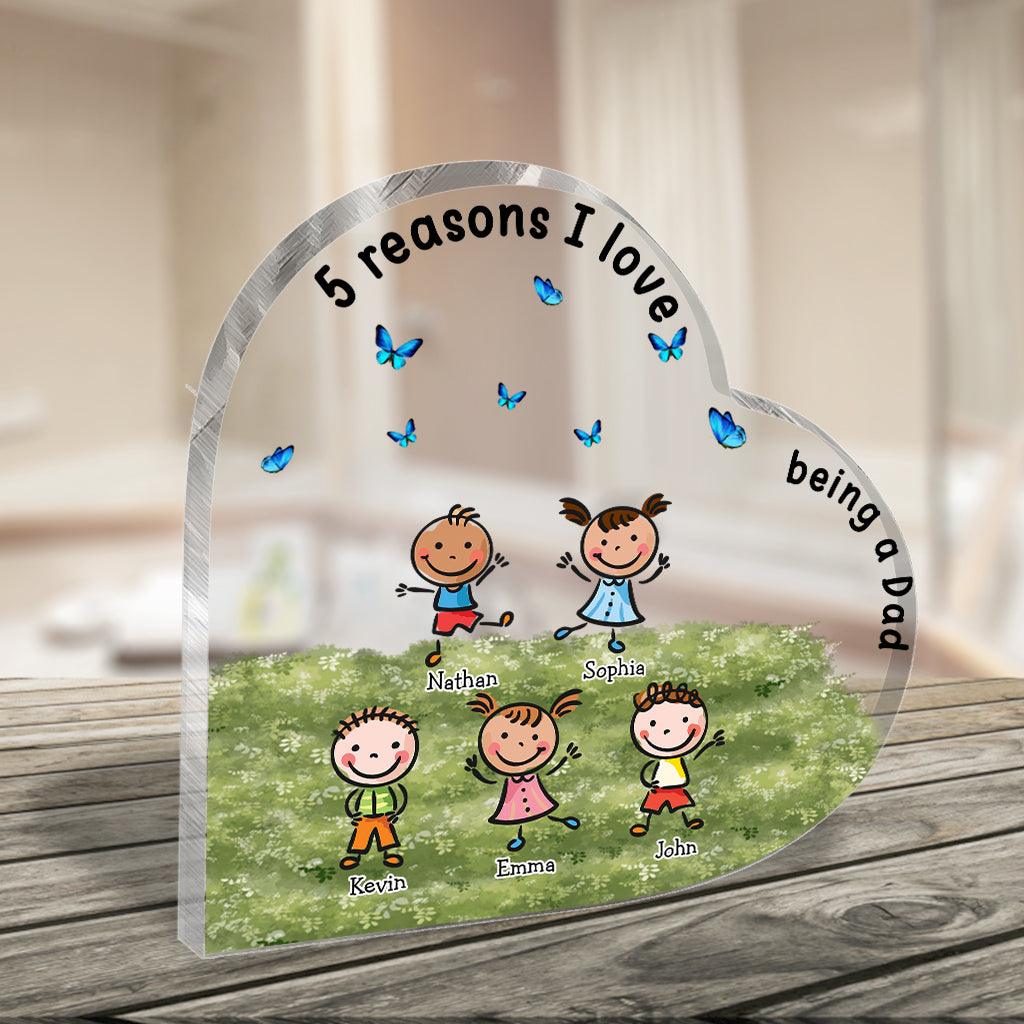 Discover Love Being A Grandma - Gift for grandma, mom, aunt, grandpa - Personalized Custom Shaped Acrylic Plaque