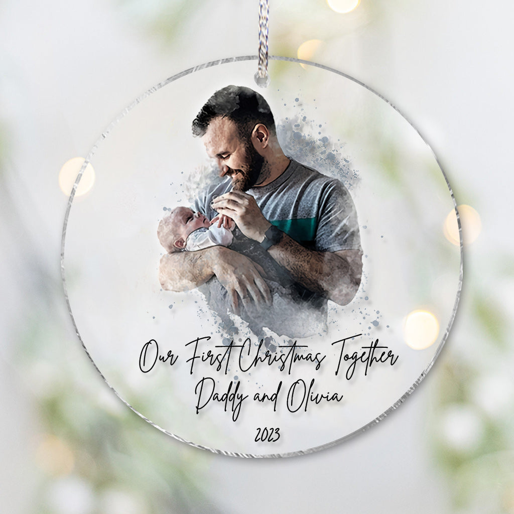 Our First Christmas Together - Personalized Father Ornament