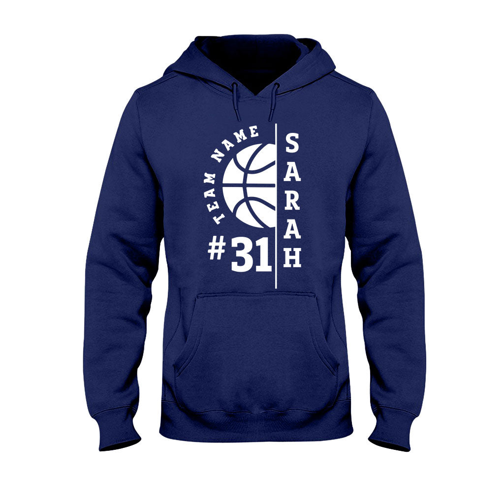 Love Basketball - Personalized Basketball T-shirt And Hoodie