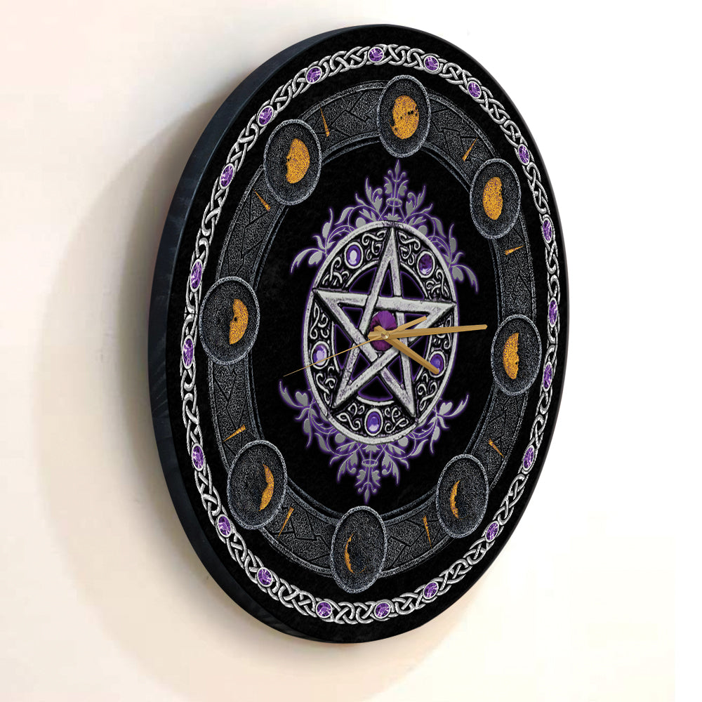 Witch Please Witch Wall Clock