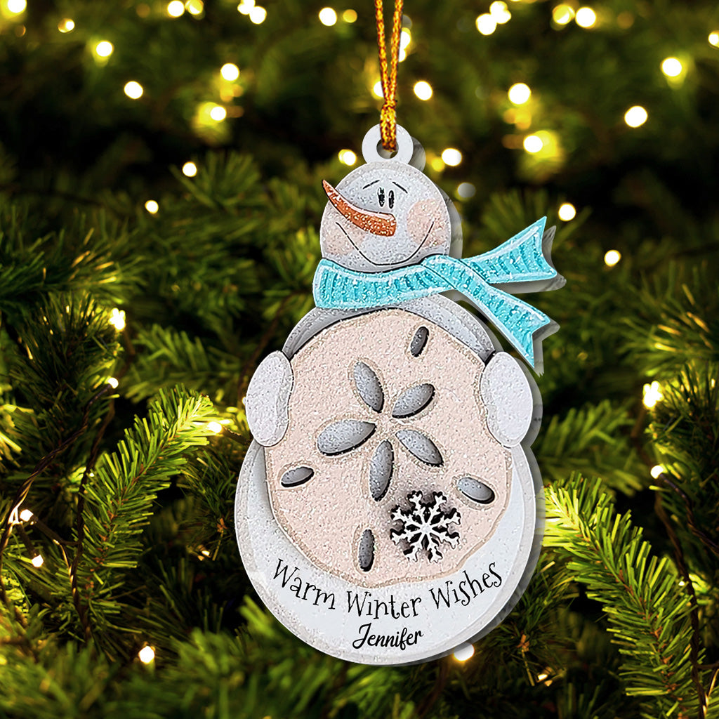 Warm Winter Wishes - Personalized Sea Lover Ornament