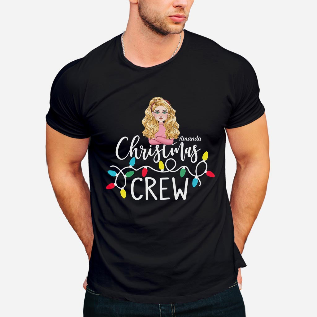 Christmas Crew - Personalized Christmas T-shirt And Hoodie