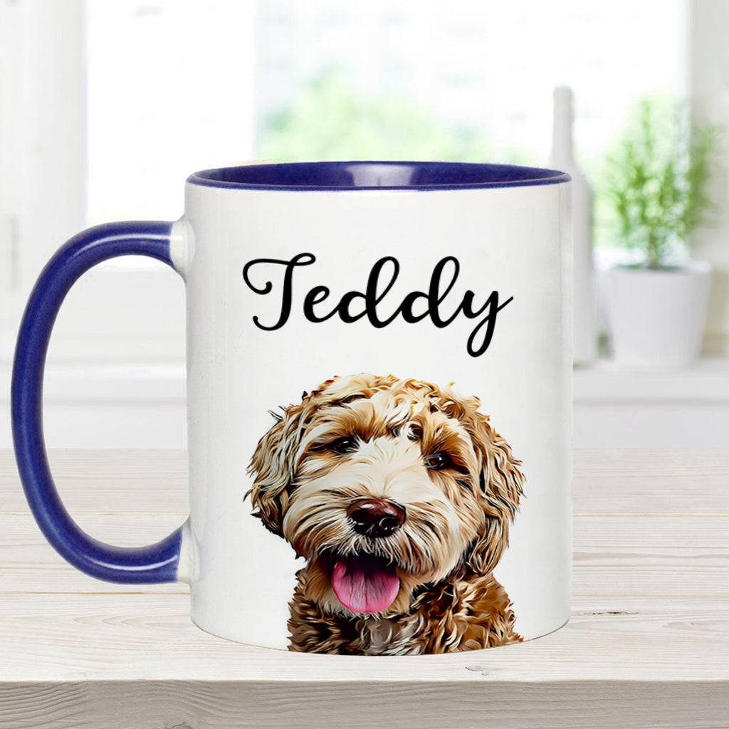 Dog Lover - Personalized Dog Accent Mug