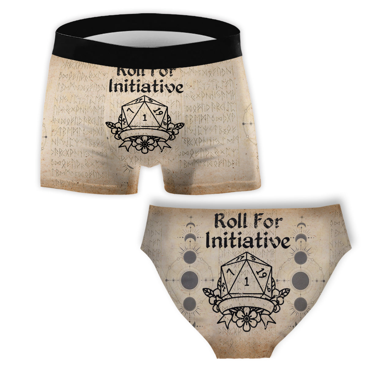 Roll For Initiative - RPG Women Briefs & Men Boxer Briefs