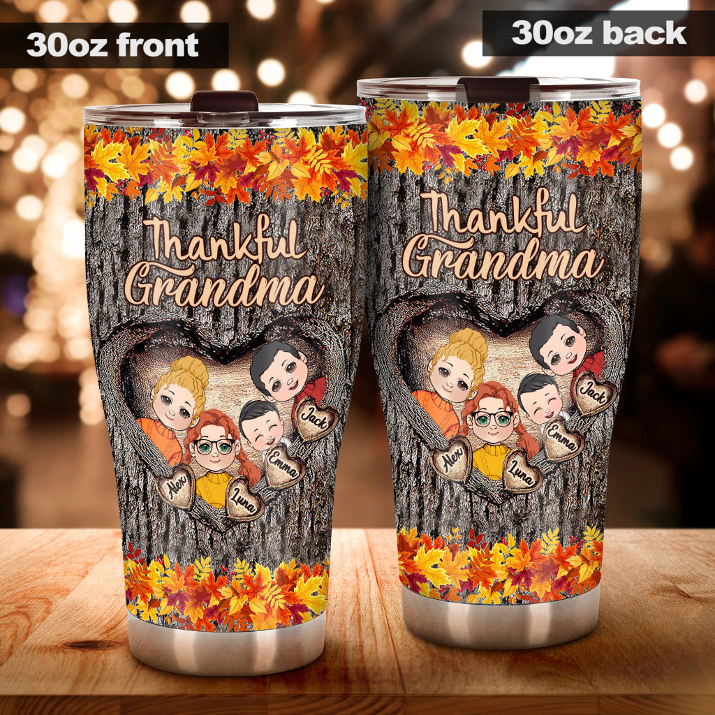 Discover Thankful Grandma - Gift for grandma - Personalized Tumbler