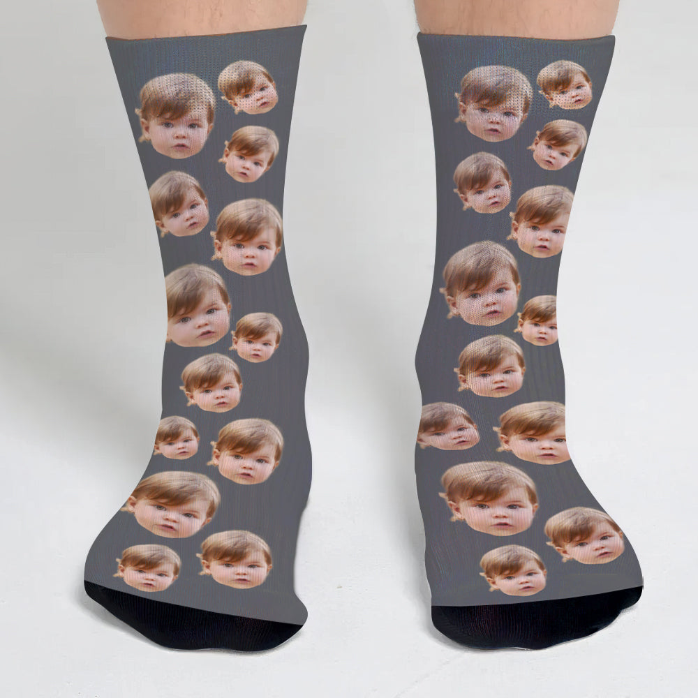 Custom Face - Personalized Daughter Socks