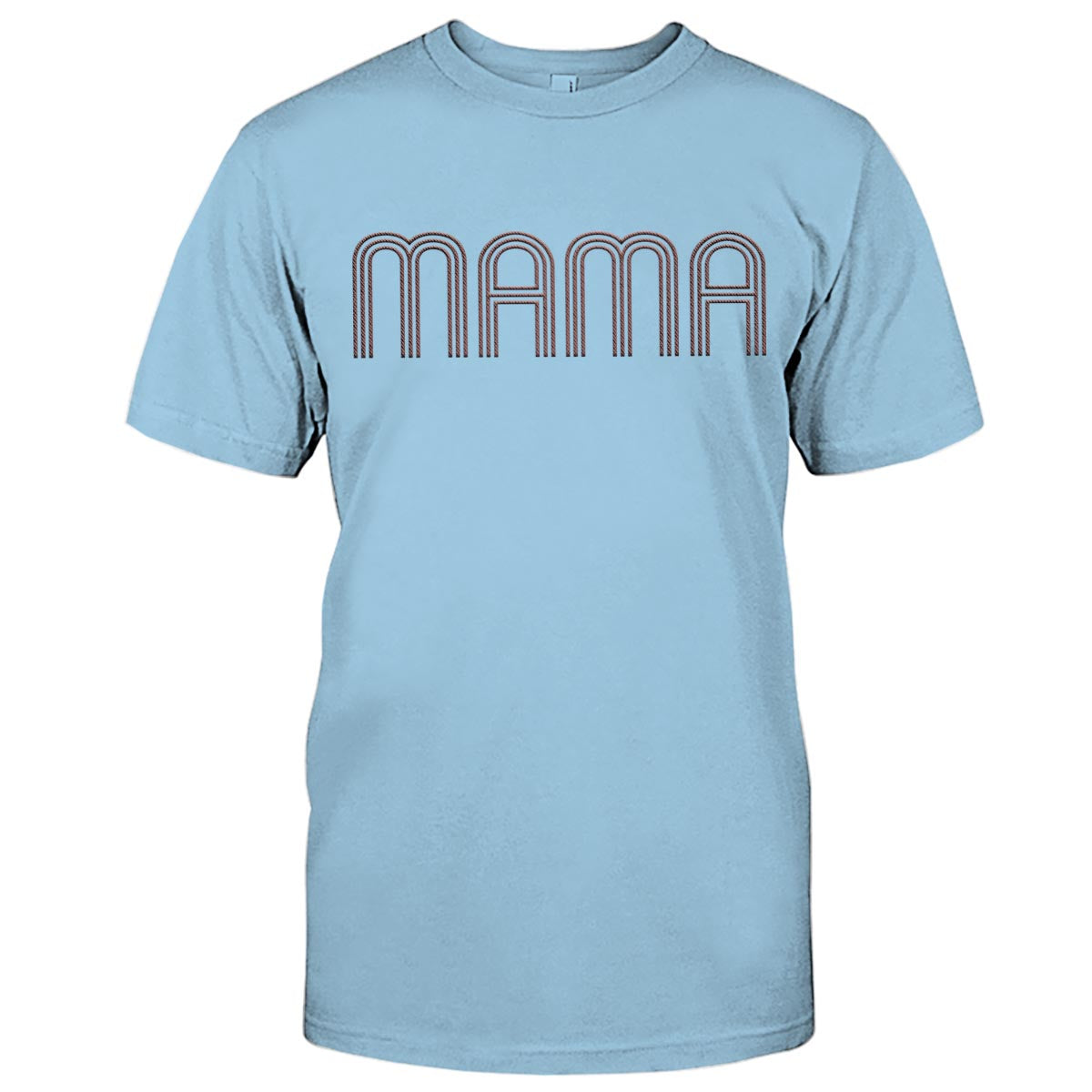 Custom Name - Personalized Mother Embroidered T-shirt