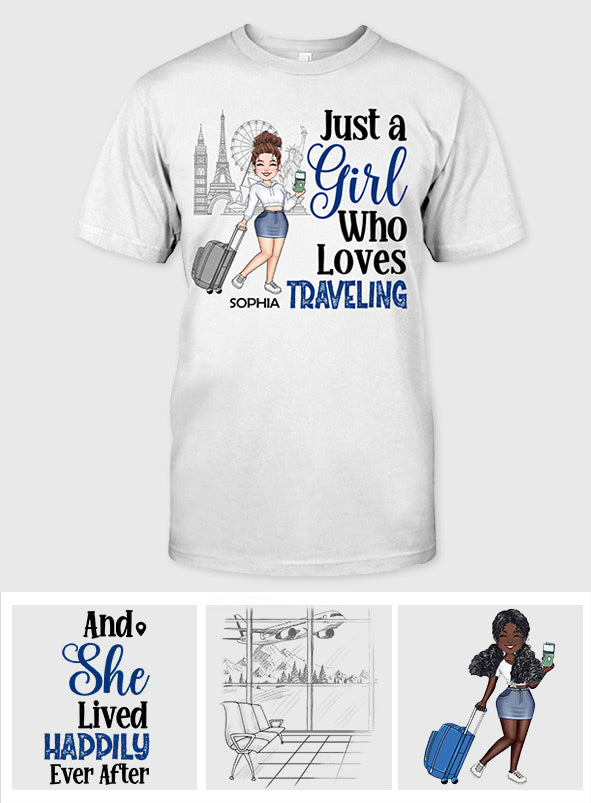 Just A Girl Who Loves Cruising - Personalized Cruising T-shirt & Hoodie