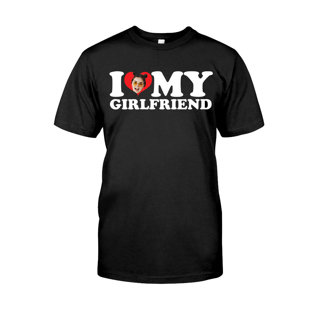 I Love My Hot Girlfriend/ Boyfriend/ Wife/ Husband - Personalized Couple T-shirt And Hoodie