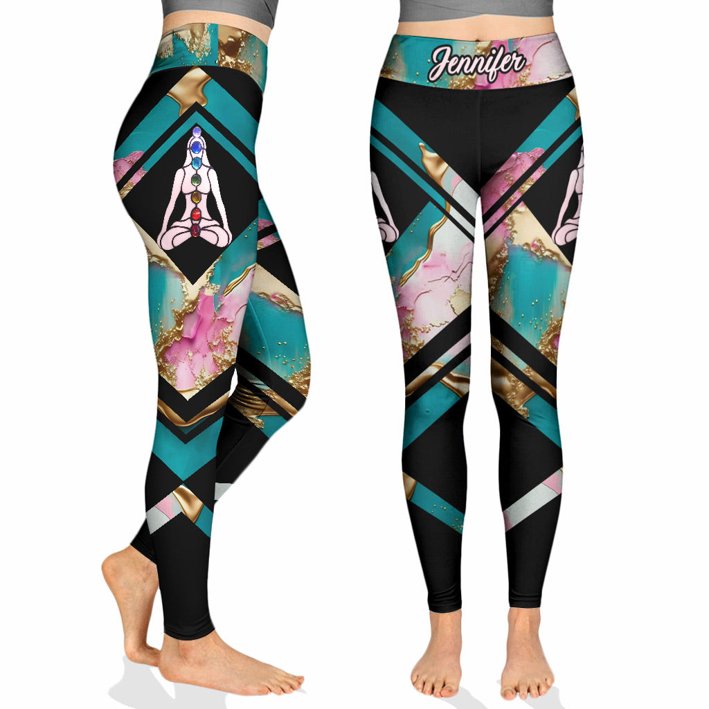 Meditation 7 Chakras - Personalized Yoga Leggings