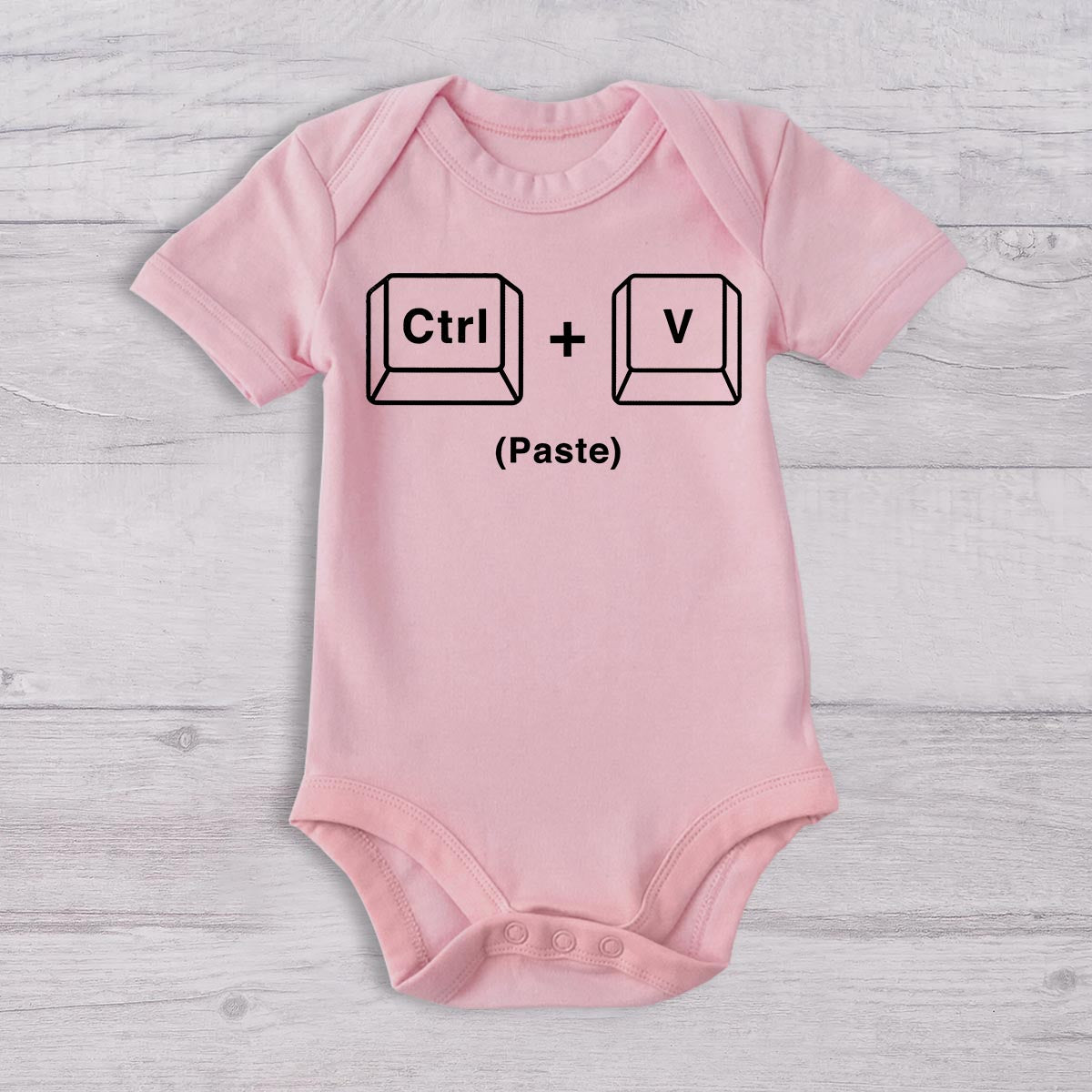 Copy Paster - Personalized Father T-shirt And Baby Onesie