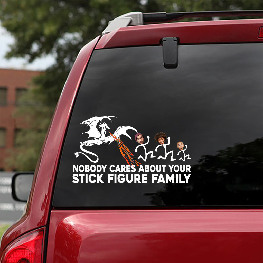 Your Stick Figure Rolled A One - RPG gift for friend, mom, dad, husband, wife, girlfriend, boyfriend - Personalized Decal Full