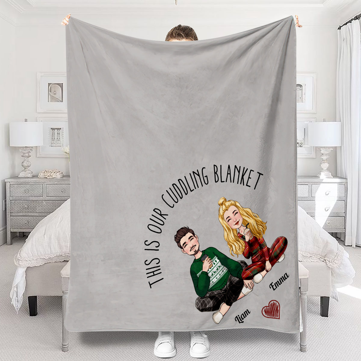 Our Cuddling Blanket - Personalized Couple Blanket