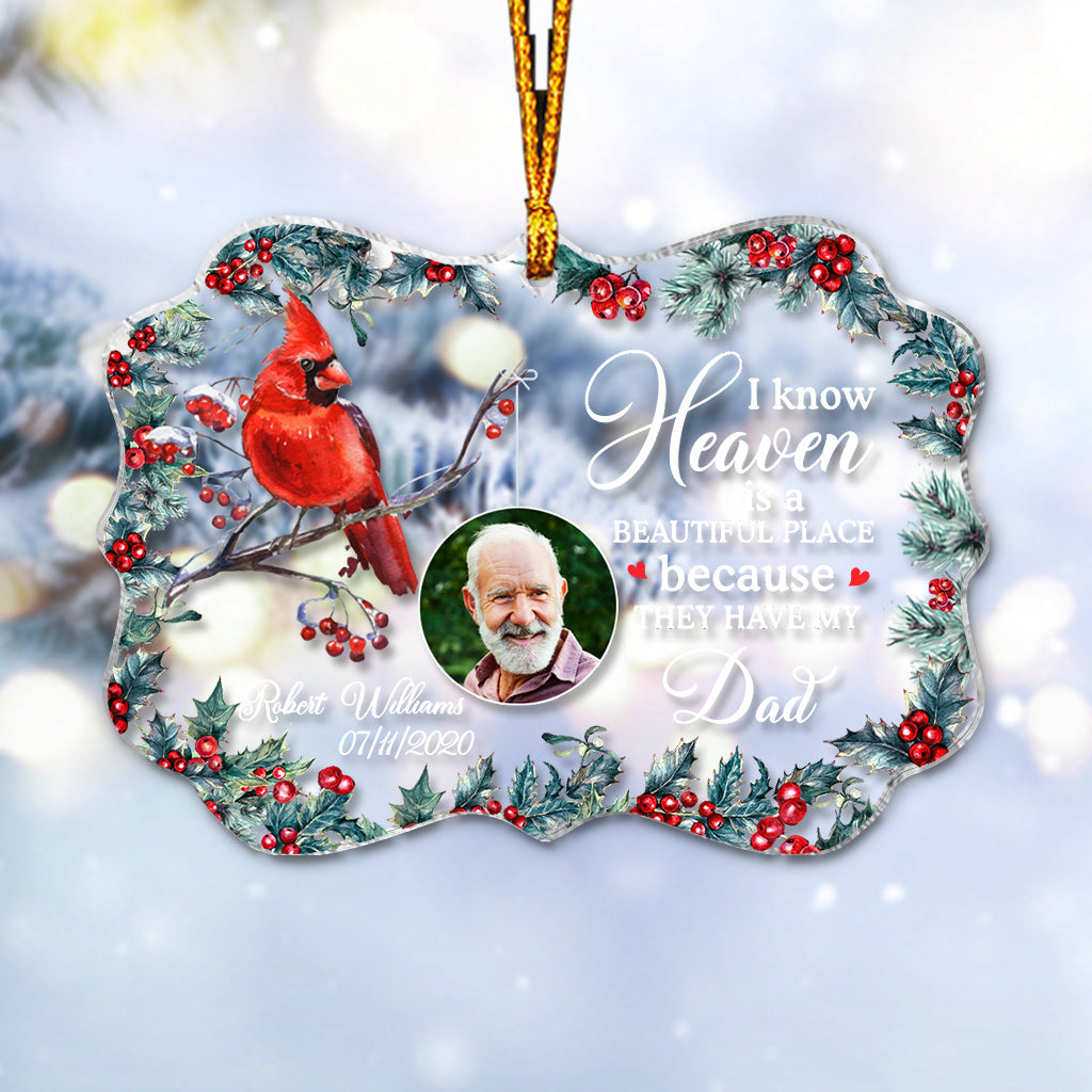 I Am Always With You - Personalized Memorial Transparent Ornament