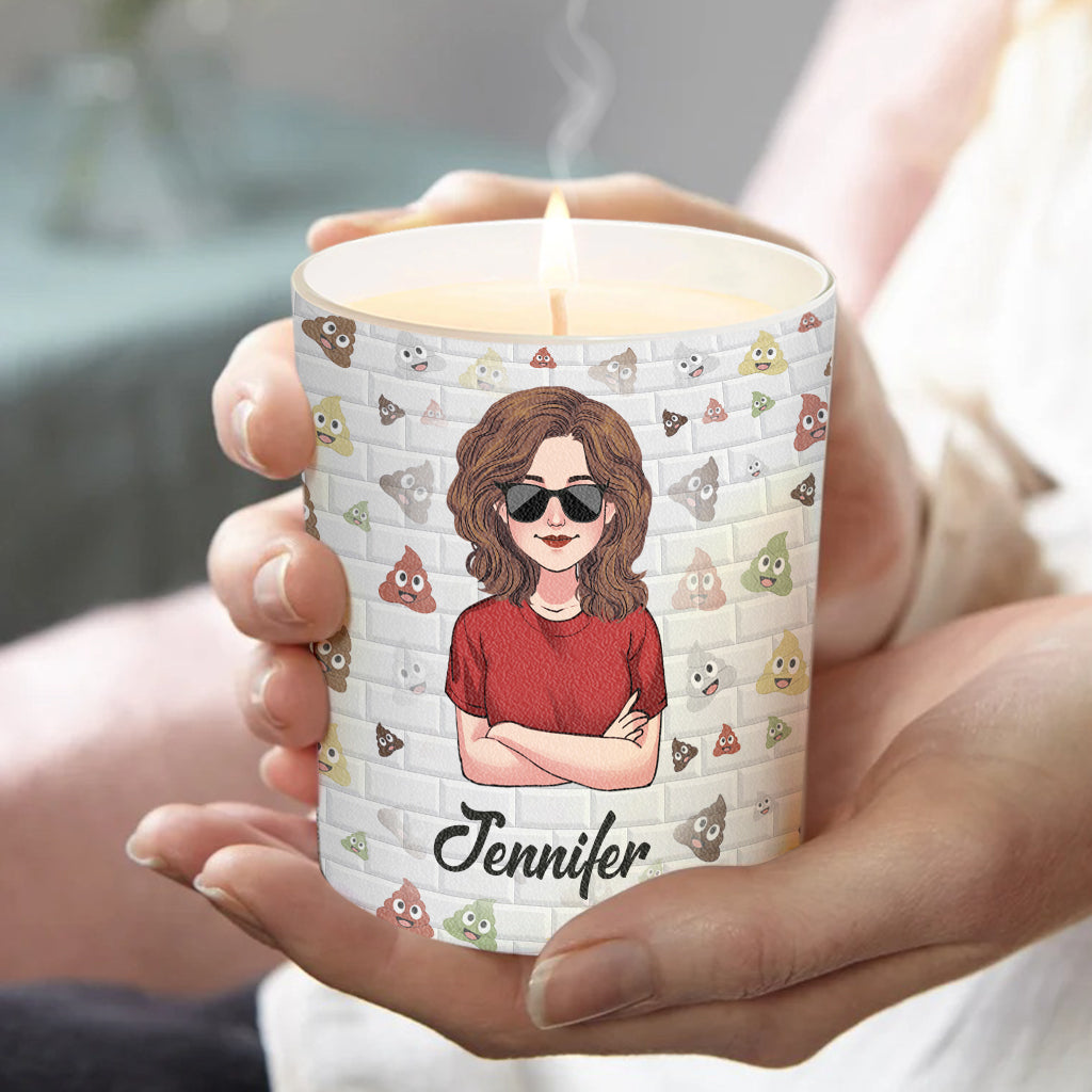 Becoming An Aunt - Personalized Aunt Candle With Wooden Lid