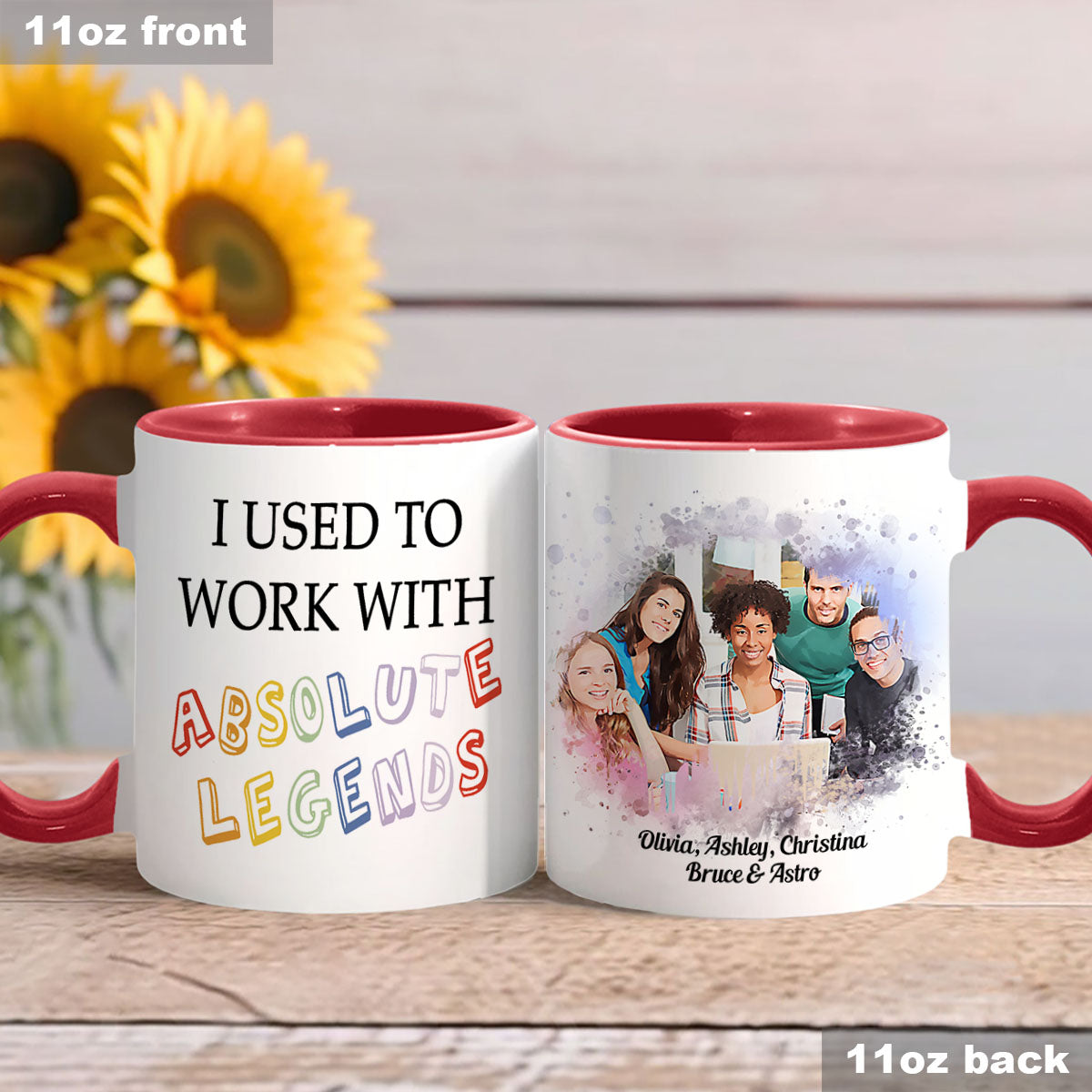 Absolute Legends - Personalized Colleague Accent Mug