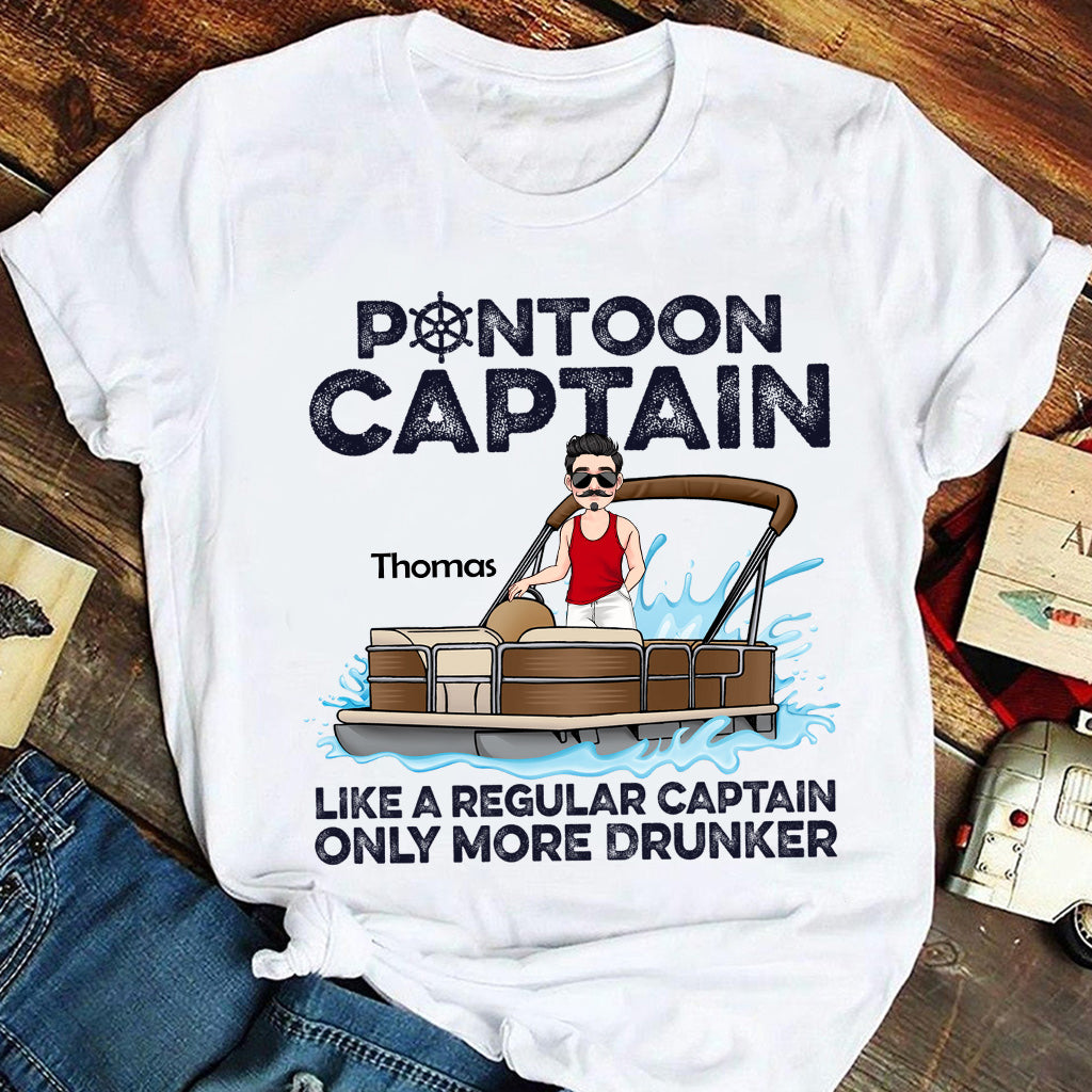 Pontoon King - Personalized Pontoon T-shirt & Hoodie