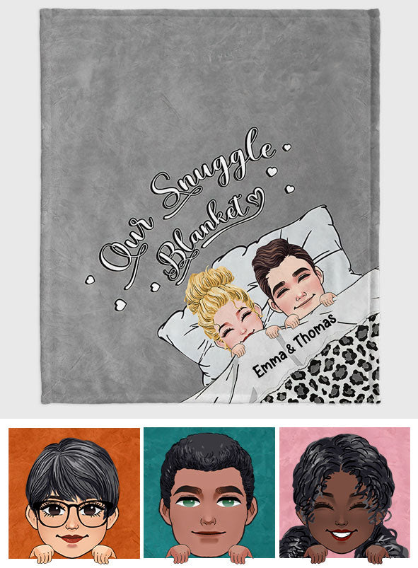 Our Snuggle Blanket - Personalized Couple Blanket