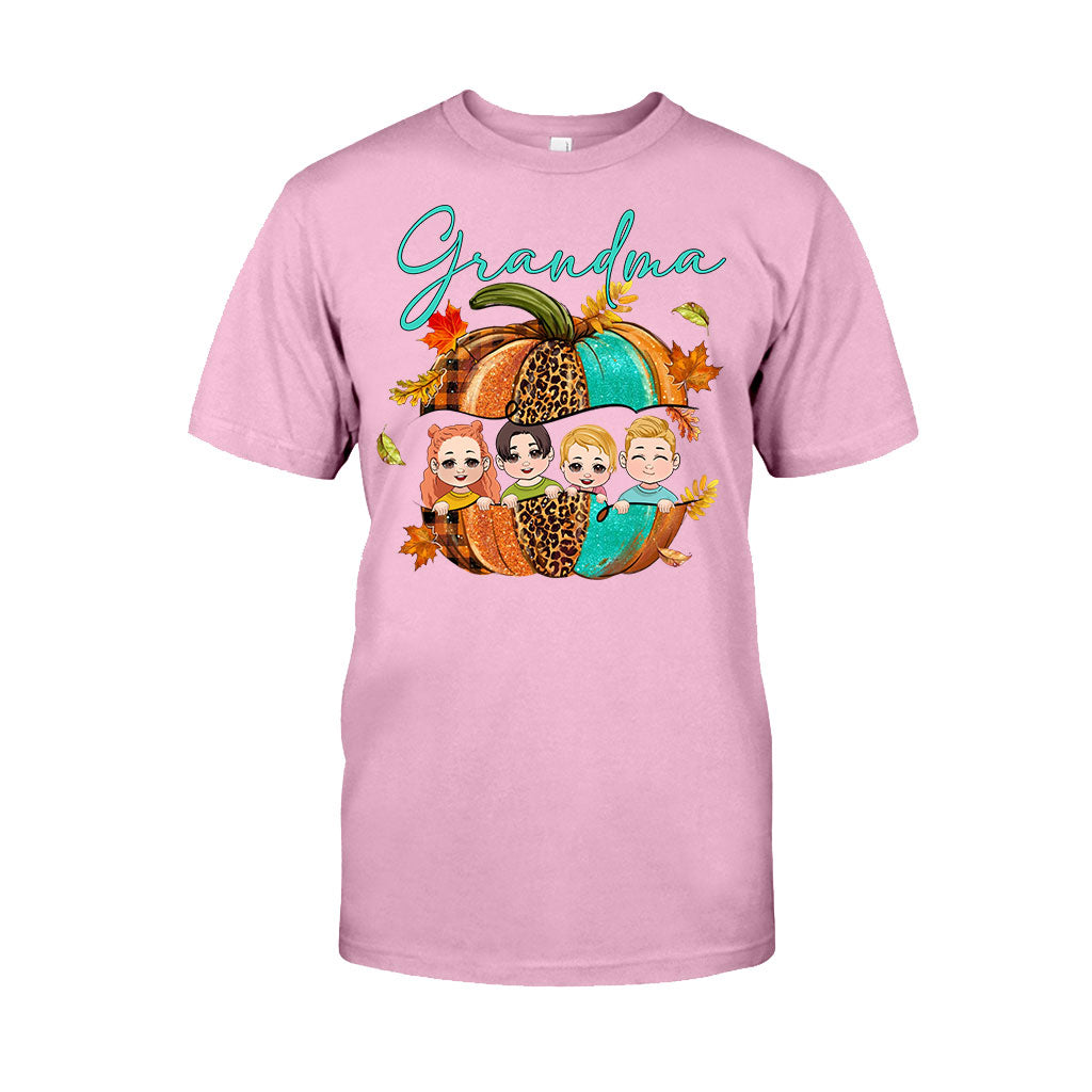 Grandma - Personalized Thanksgiving T-shirt And Hoodie