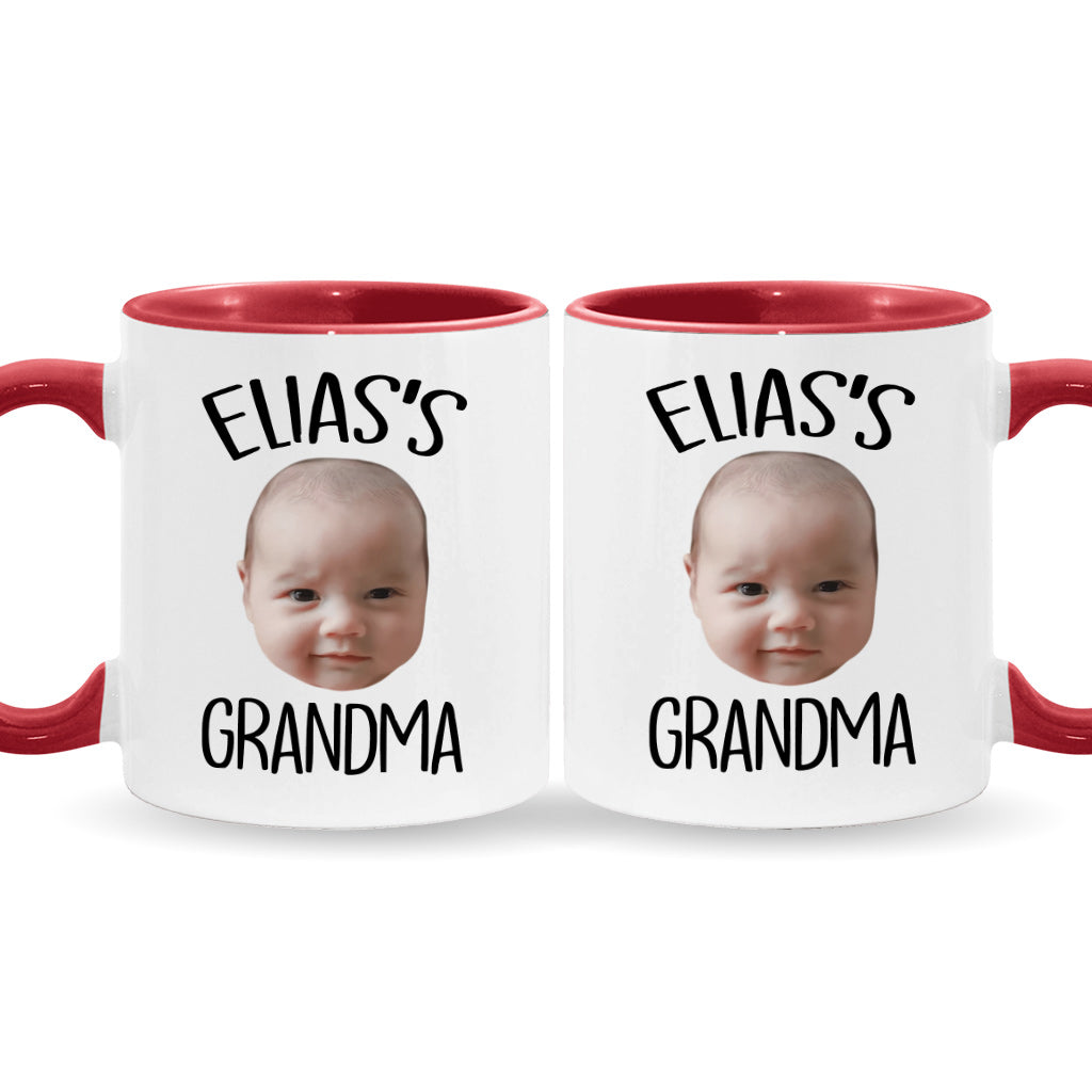 Custom Baby/Kid Face - Personalized Newborn Accent Mug