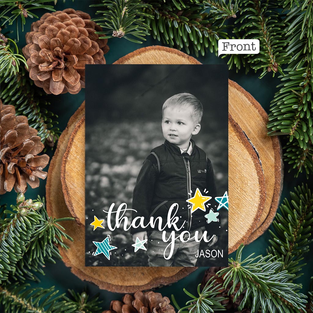 Thank You / Love you  - Personalized QR Greeting Card