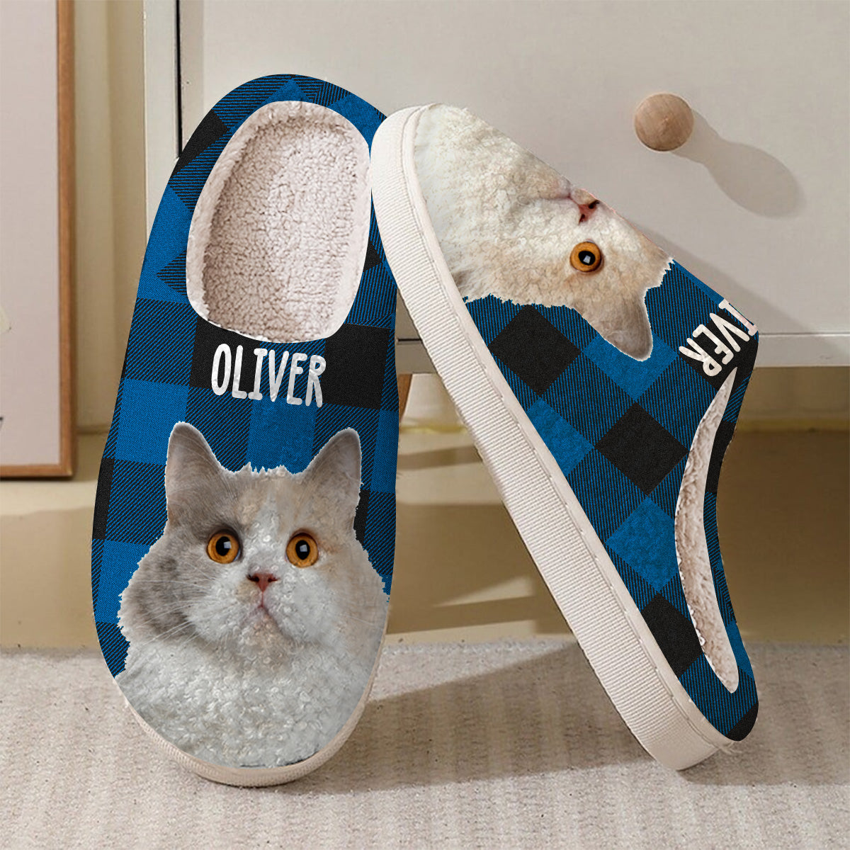 Fur Baby - Personalized Cat Slippers