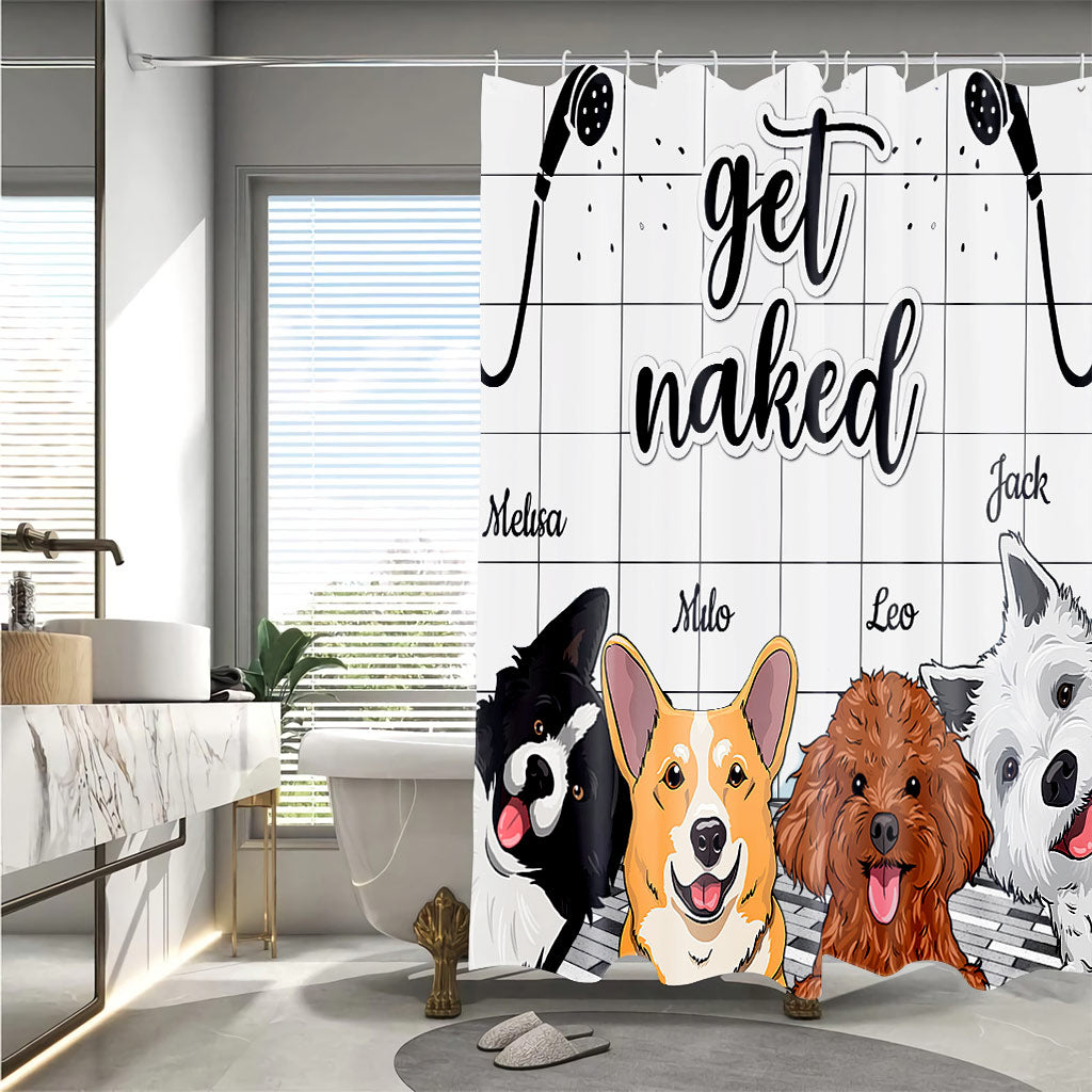 I Saw That - Personalized Dog Shower Curtain