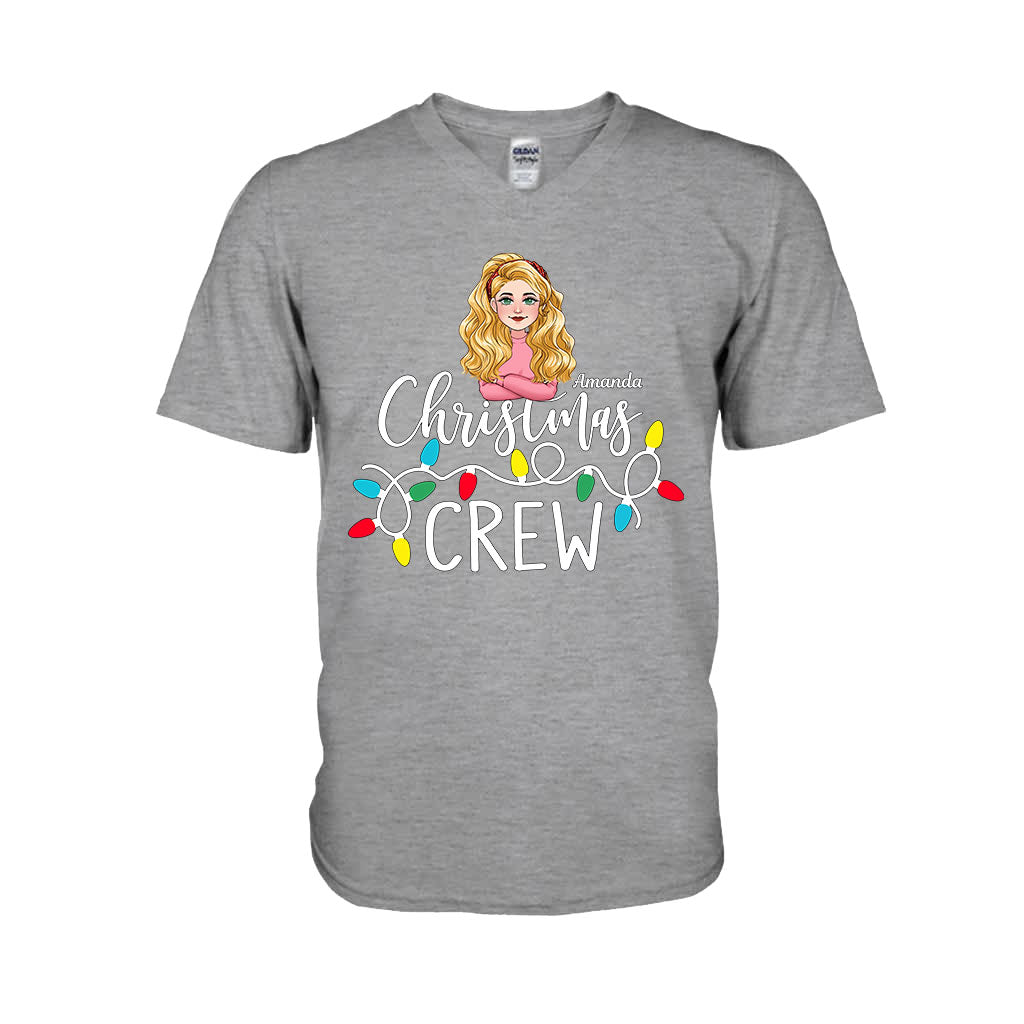 Christmas Crew - Personalized Christmas T-shirt And Hoodie