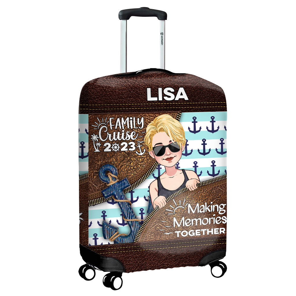 Family Cruise 2023 - Personalized Cruising Luggage Cover