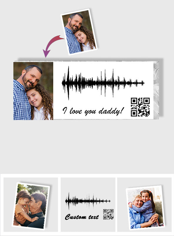 I Love You Daddy - gift for step dad - Personalized Custom Shaped Acrylic Plaque