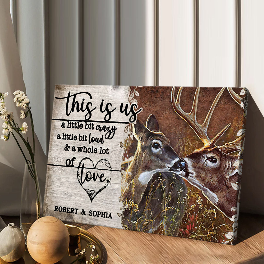 This Is Us - Personalized Hunting Canvas And Poster