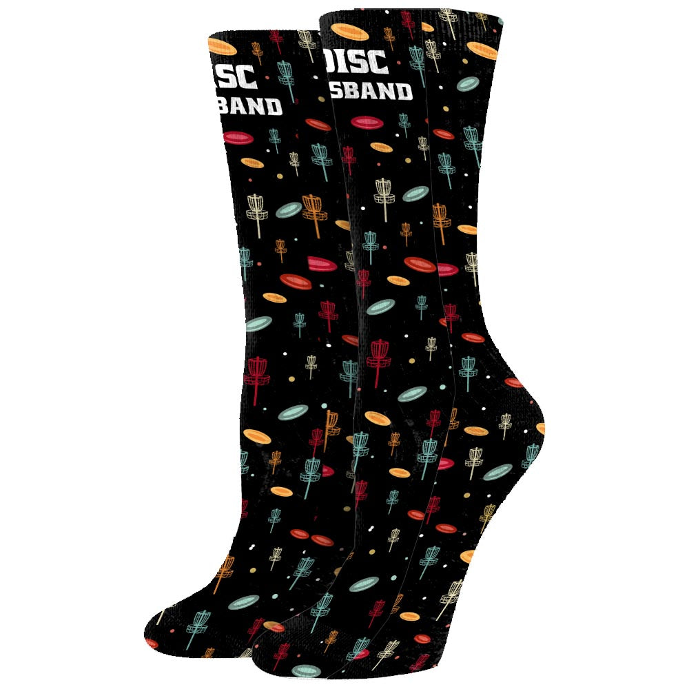 Disc Daddy - Disc Golf gift for dad, grandma, grandpa, mom - Personalized Socks