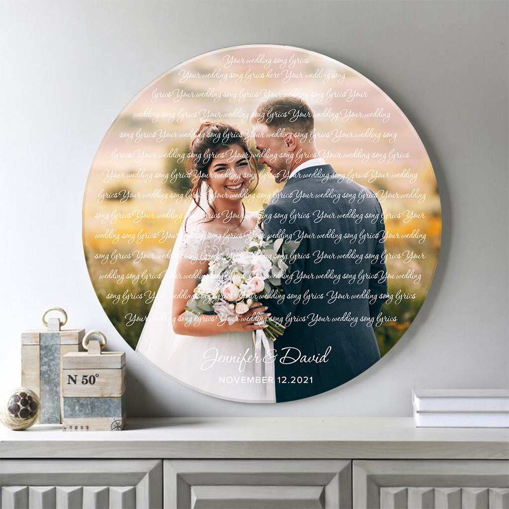 You & Me We Got This - Personalized Husband And Wife Round Wood Sign