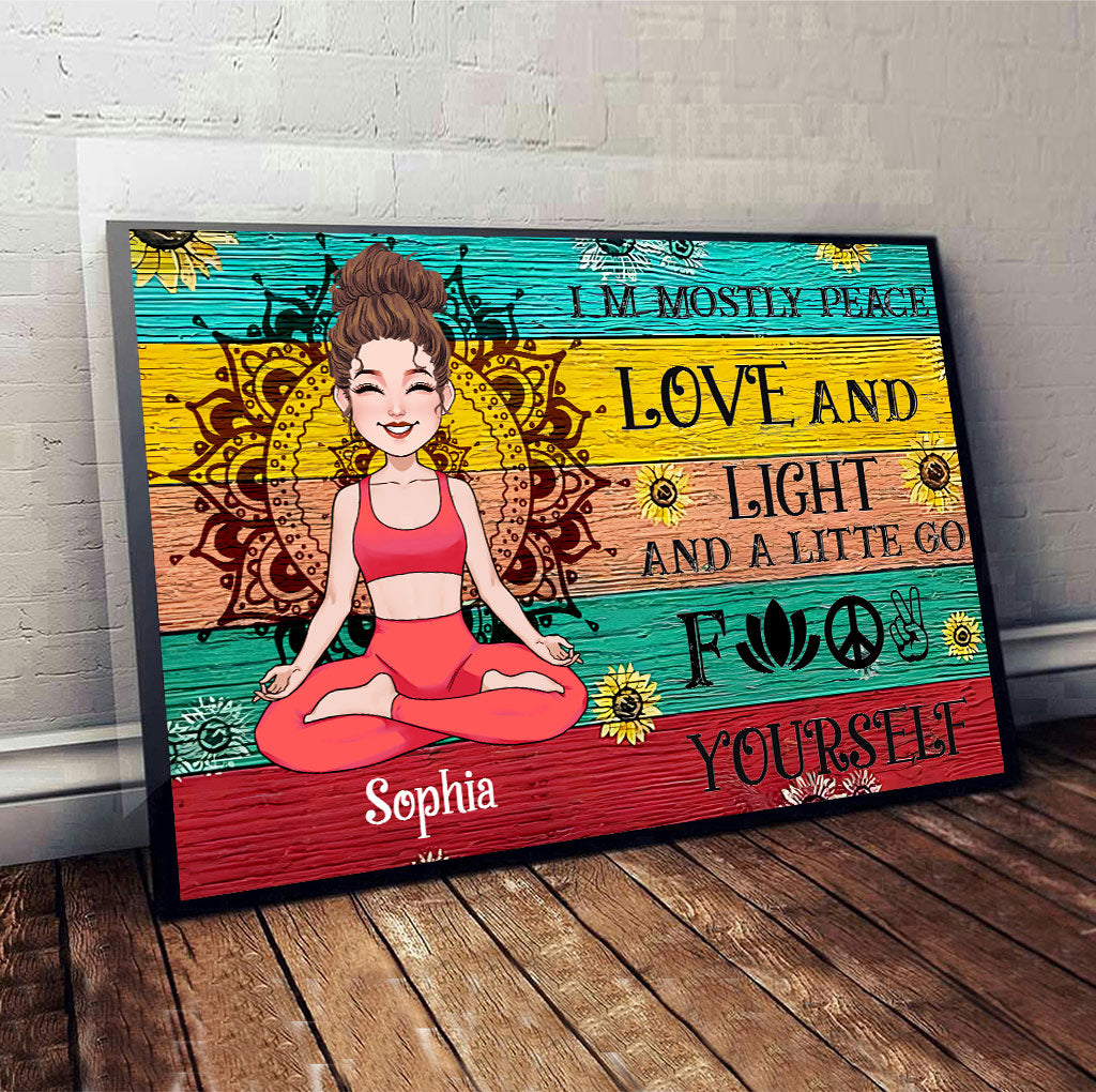 I Am - Personalized Yoga Canvas And Poster