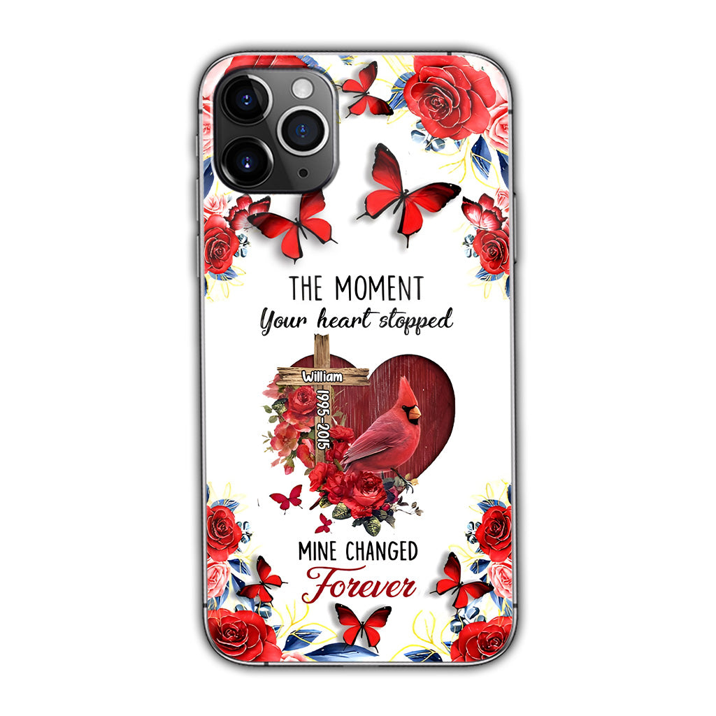 The Moment Your Heart Stopped - Personalized Memorial Phone Case