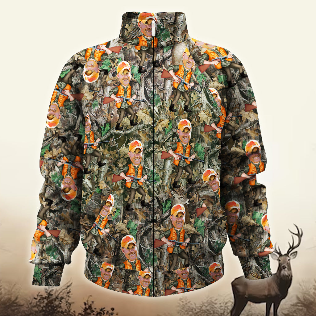 Photo Inserted Hunter - Personalized Hunting Zip Jacket