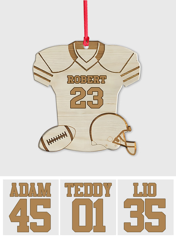 Love Football - Personalized Football Ornament