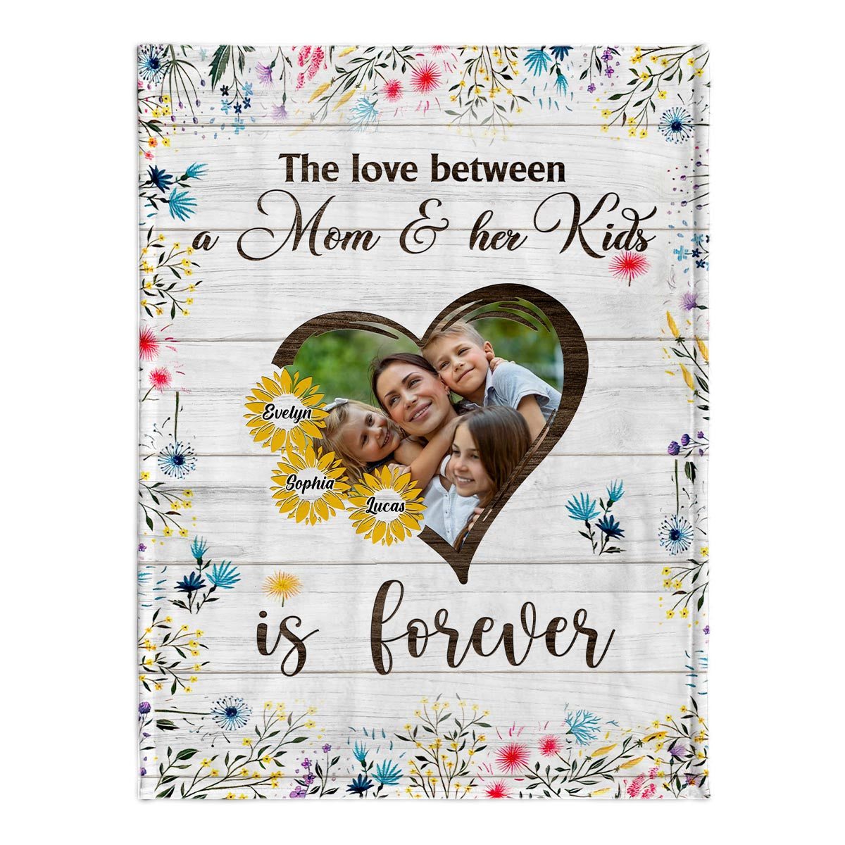 If We Had A Flower - Personalized Mother Blanket