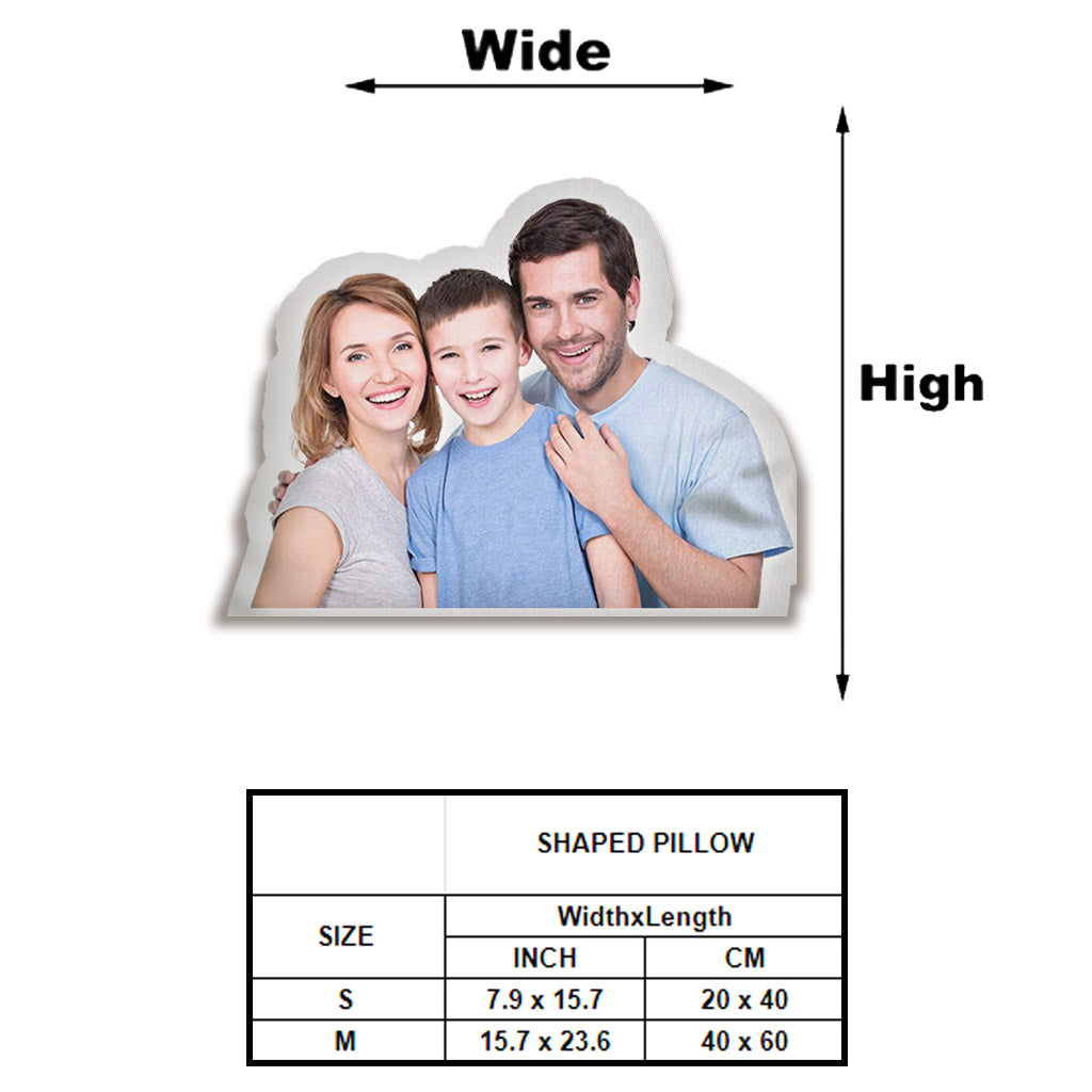 Custom Photo Humanoid - Personalized Family Shaped Pillow