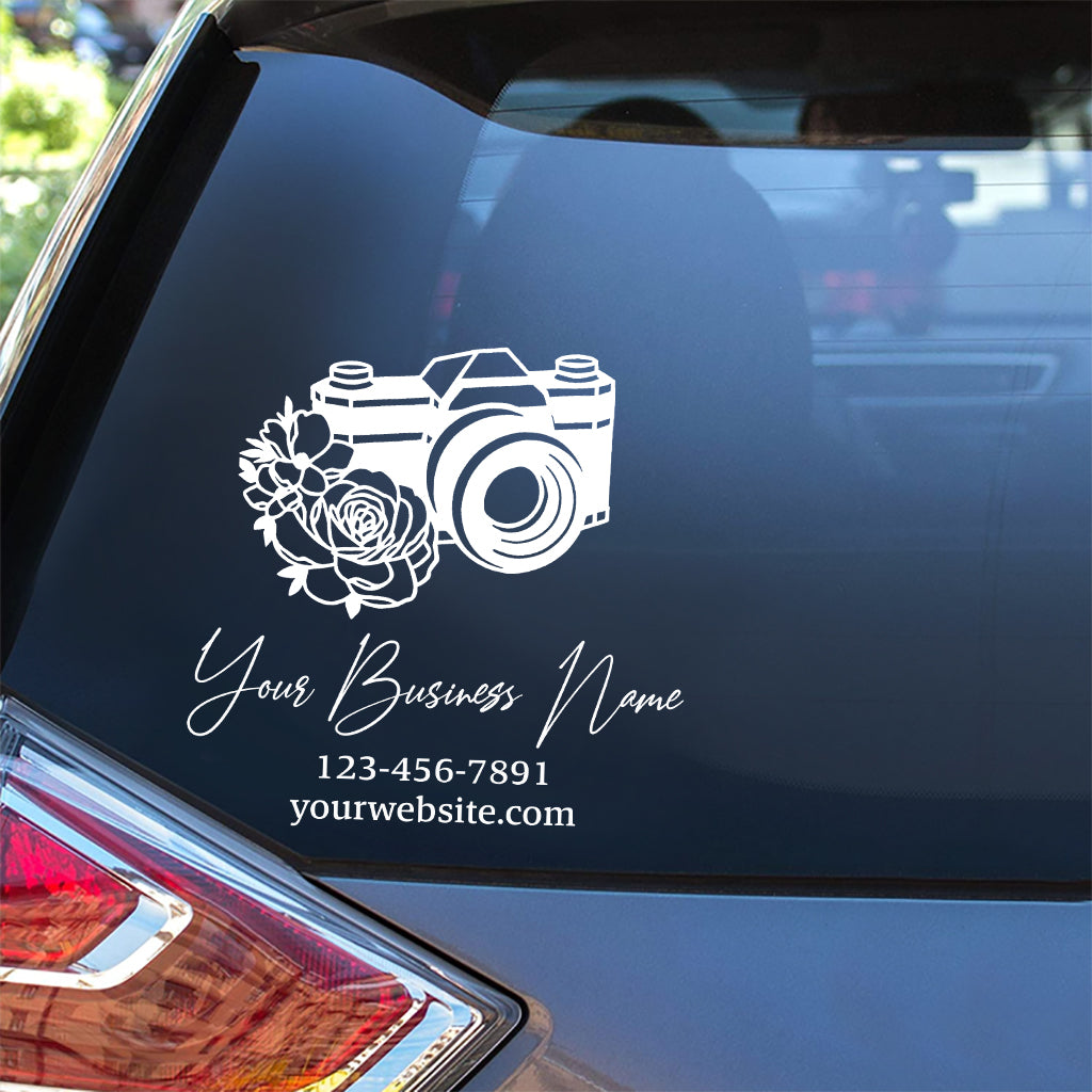 Photo Studio - Personalized Photography Decal Full