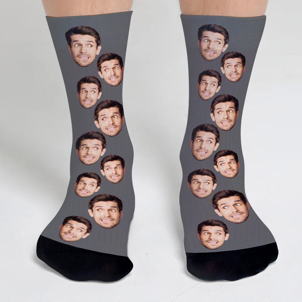 Custom Face - Personalized Father Socks