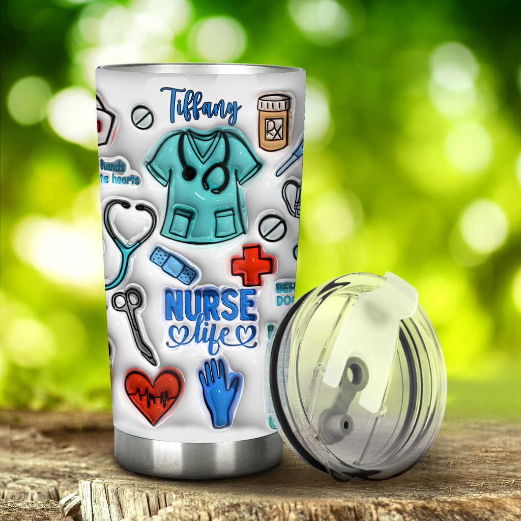 Nurse Life - Personalized Nurse Tumbler