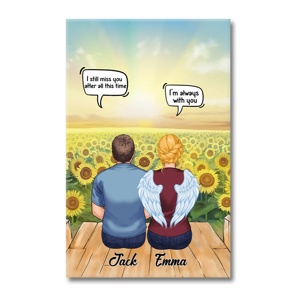 I Still Talk About You - Personalized Memorial Canvas And Poster