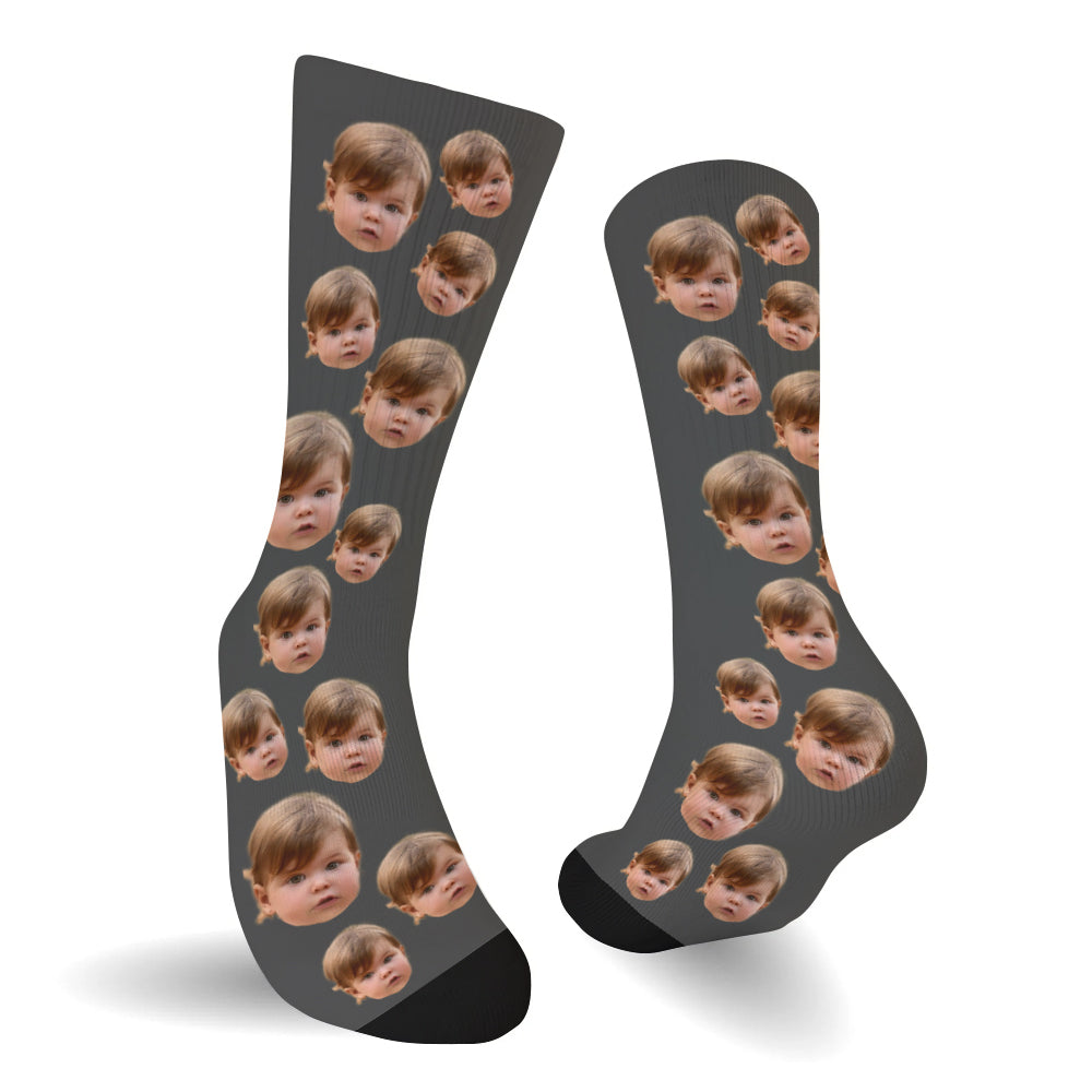 Custom Face - Personalized Daughter Socks