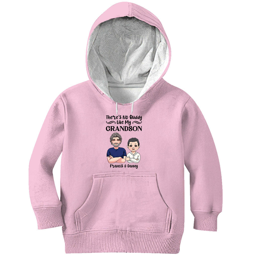 There Is No Buddy Like My Grandson/Granddaughter - Gift for grandpa - Personalized T-shirt And Hoodie